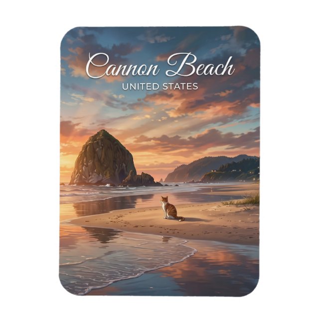 Cannon Beach Oregon Magnet (Vertical)