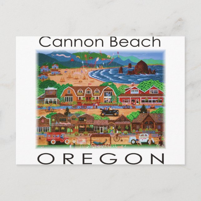 Cannon Beach ~ Oregon Postcard (Front)