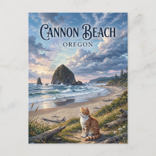 Cannon Beach Oregon Postcard