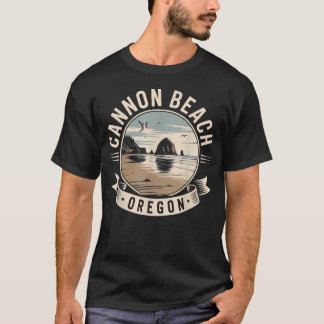 Cannon Beach Oregon Scenic Coast Travel T-Shirt
