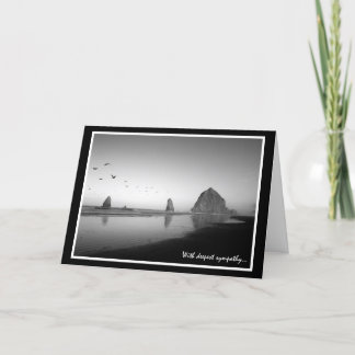 Cannon Beach Sympathy Card
