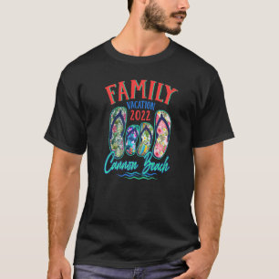 Cannon Beach Vacation 2022 Flip Flops Family Summe T-Shirt