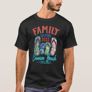 Cannon Beach Vacation 2022 Flip Flops Family Summe T-Shirt