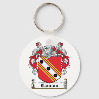 Cannon Family Crest Key Ring