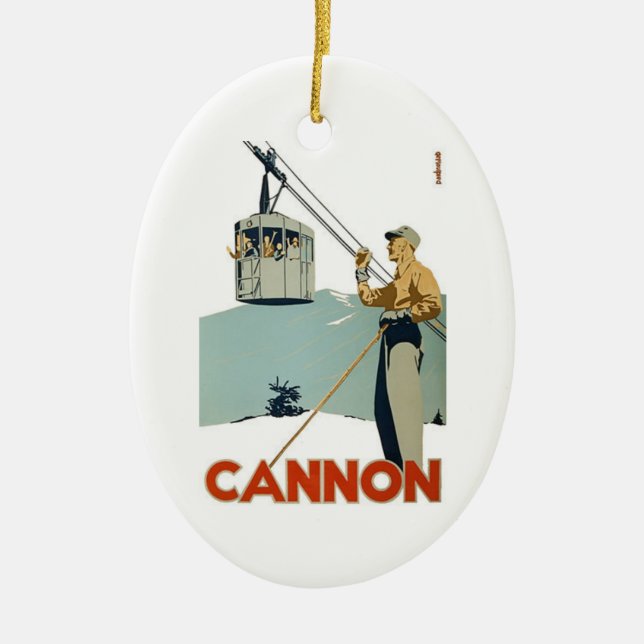 Cannon Mountain Ornament (Front)