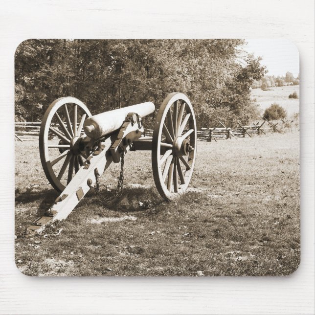 cannon on the Gettysburg Battlefield Mouse Pad (Front)
