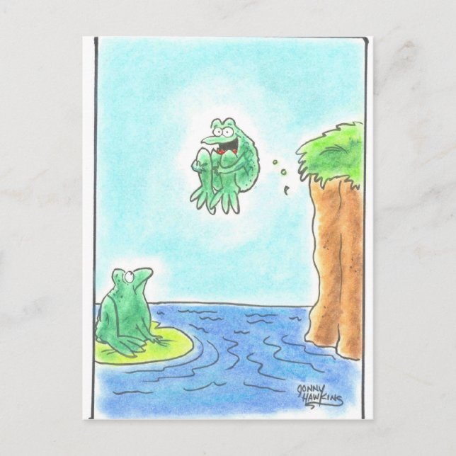 Cannonball Frog Postcard (Front)