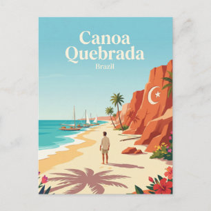 Canoa Quebrada Brazil Postcard
