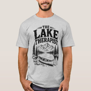 Canoe Adventure Mountain Gift Vintage Outdoor. T-Shirt