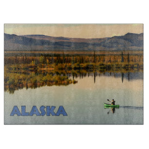 Canoe Alaska Cutting Board