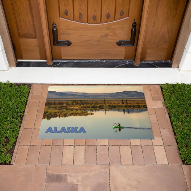 Canoe Alaska Doormat (Outdoor)