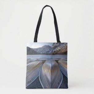 Canoe At The Lake Tote Bag
