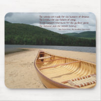 Canoe at Water's Edge Mousepad