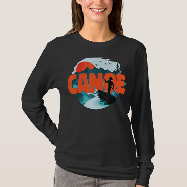 Canoe Canoeing Canoe T-Shirt (Front)