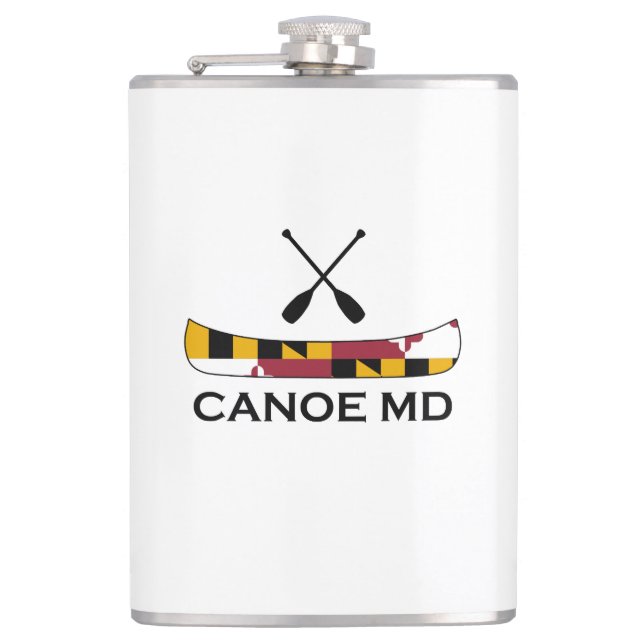 Canoe Maryland Hip Flask (Front)