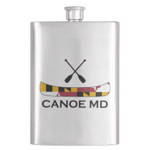 Canoe Maryland Hip Flask