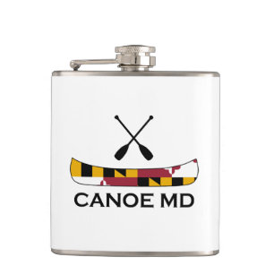 Canoe Maryland Hip Flask