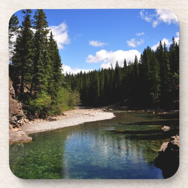 Canoe Meadows Kananaskis Canada Coaster (Front)