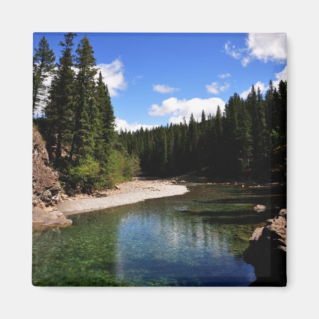 Canoe Meadows Kananaskis Magnet (Front)