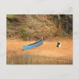 Canoe on a Pond Postcard