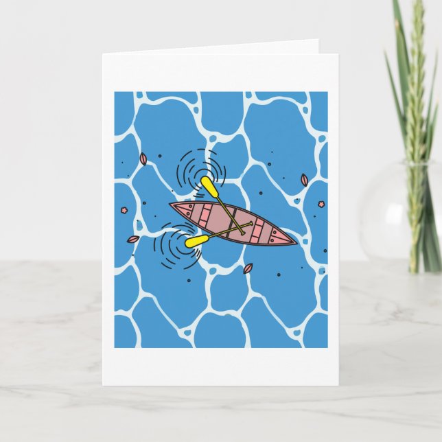 Canoe Reto Nature Water Card (Front)
