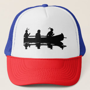 Canoe Silhouette Trucker Hat