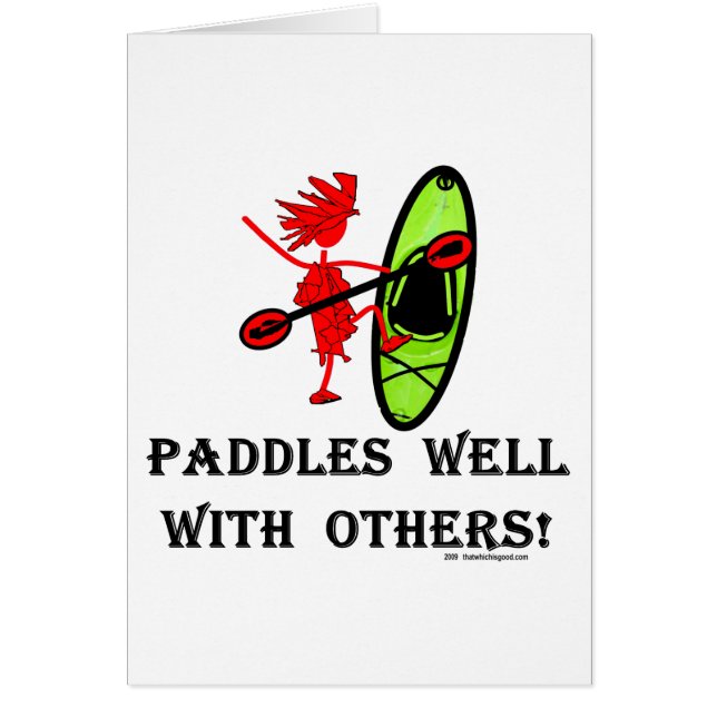 Canoe Slalom - Paddles Well With Others (Front)