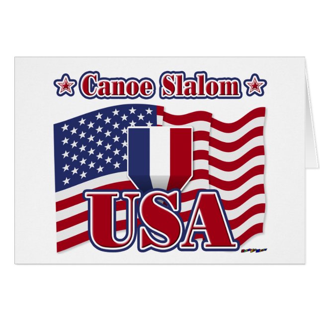 Canoe Slalom USA (Front Horizontal)