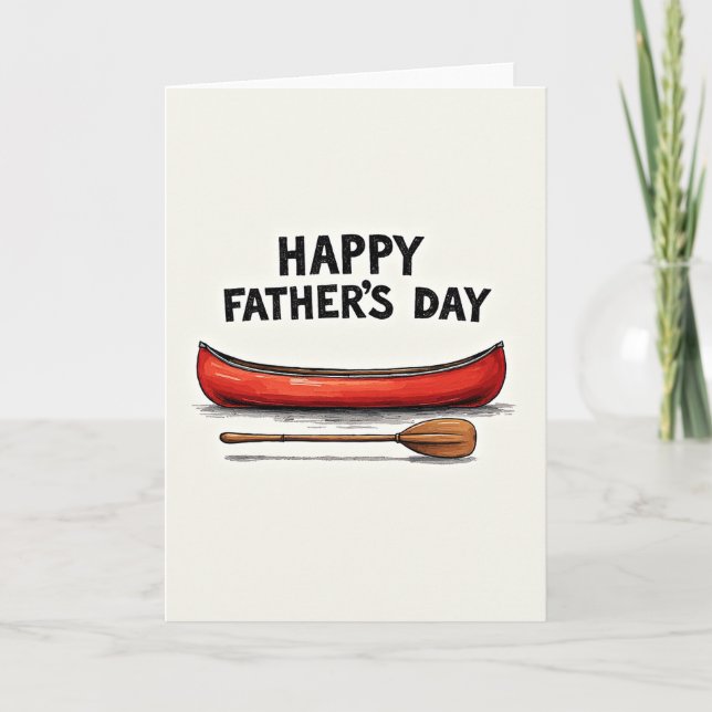 Canoe Sweet Fathers Day Card (Front)