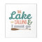 Canoe The Lake Is Calling And I Must Go Gift Idea