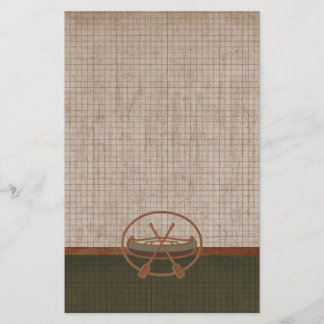Canoe Trip Camping Vacation Stationery