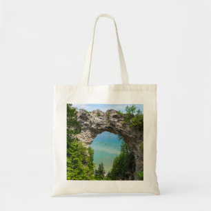 Canoeing At Arch Rock Tote Bag