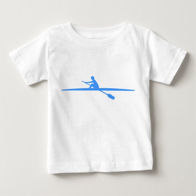 Canoeing - Baby Blue T-Shirt (Front)