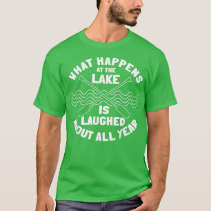 Canoeing Canoe Lake Paddler Rowing Sport Kayak Cre T-Shirt