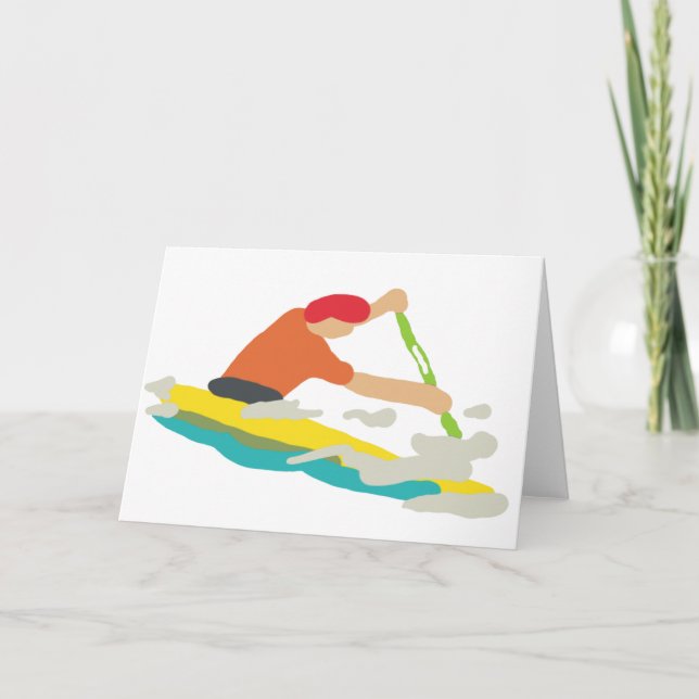 Canoeing Card (Front)