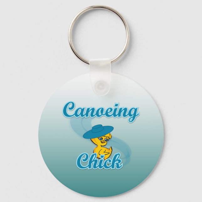 Canoeing  Chick #3 Key Ring (Front)