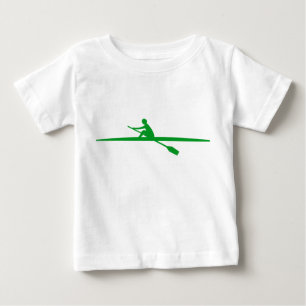 Canoeing - Grass Green Baby T-Shirt