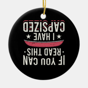 Canoeing - I've Capsized Ceramic Tree Decoration