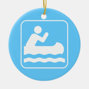 Canoeing Symbol Ornament
