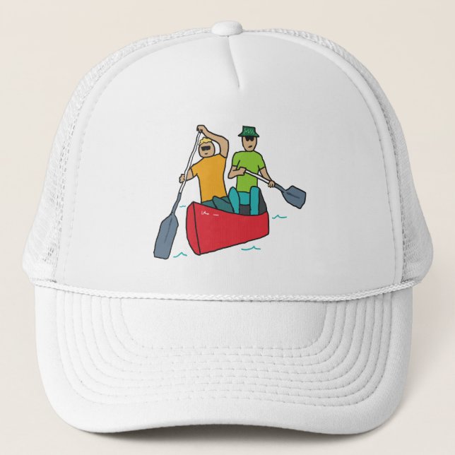 Canoeing Trucker Hat (Front)