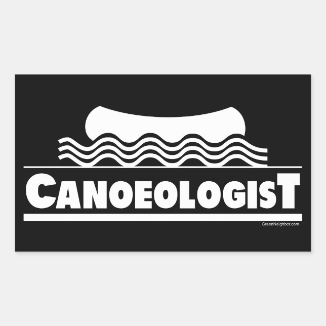 Canoeologist Rectangular Sticker (Front)