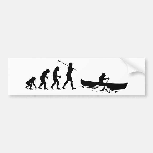 Canoer Bumper Sticker (Front)