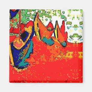 Canoes and Boats Magnet
