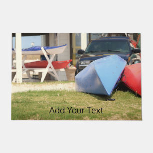 Canoes And Kayaks by Shirley Taylor Doormat