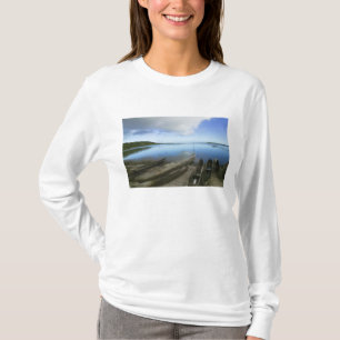Canoes on the beach, Antananarivo, Madagascar T-Shirt
