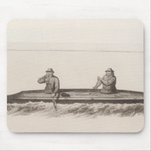 Canoes, Oonalashka, Alaska Mouse Pad