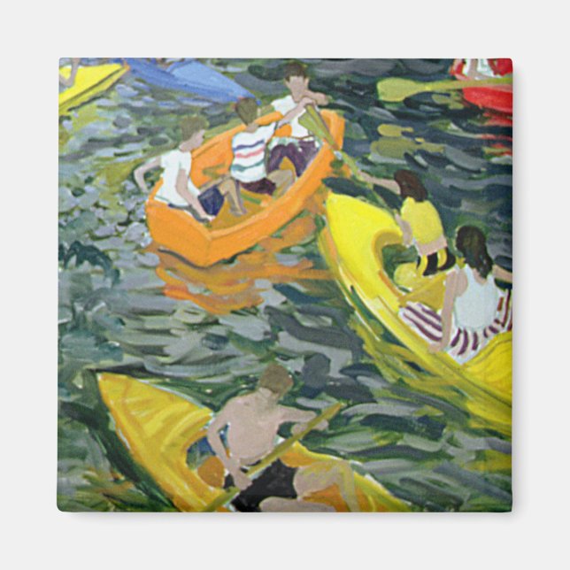 Canoes Wickstead Park Magnet (Front)