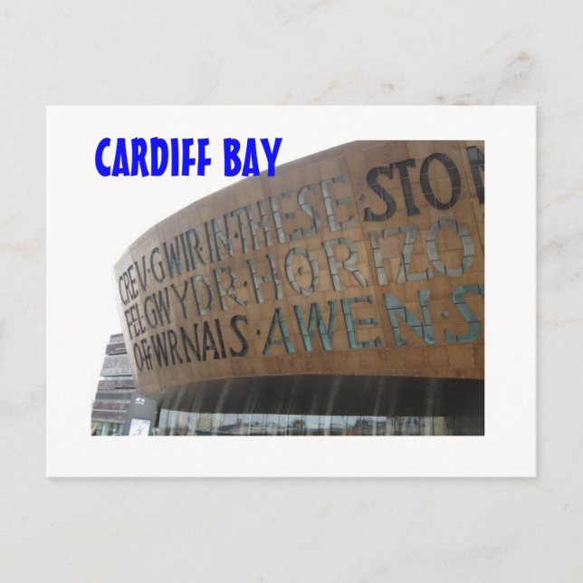 Canolfan Mileniwm Cymru Postcard (Front)