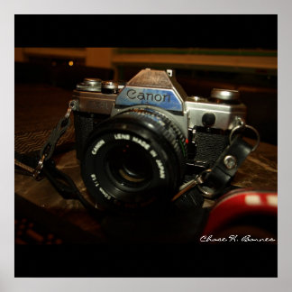 Canon AE-1 Poster