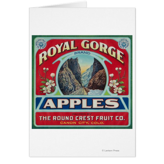 Canon City, Colorado - Royal Gorge Apple Label (Front)